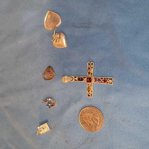 1 Cross Pendant and Bracelet Charms - Picture 2 of 3